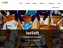 Tablet Screenshot of isosoft.gr